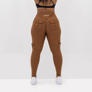 Curve Cargo EVO Leggings - Mocha