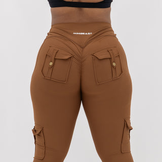 Curve Cargo EVO Leggings - Mocha