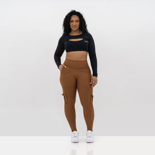 Curve Cargo EVO Leggings - Mocha