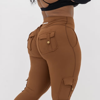 Curve Cargo EVO Leggings - Mocha