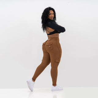 Curve Cargo EVO Leggings - Mocha