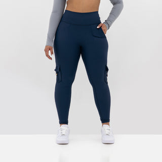 Curve Cargo EVO Leggings - Navy