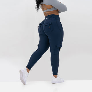 Curve Cargo EVO Leggings - Navy