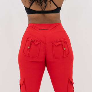 Curve Cargo EVO Leggings - Scarlett