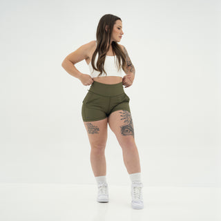 Curve Cargo EVO Shorts - Army Green