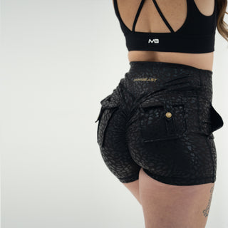 Curve Cargo EVO Shorts Pattern - Black Cheetah
