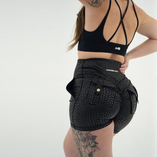 Curve Cargo EVO Shorts Pattern - Black Python