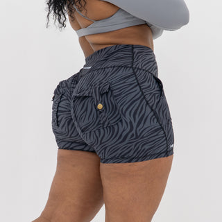 Curve Cargo EVO Shorts Pattern - Charcoal Zebra