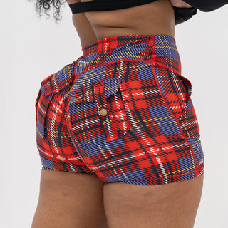 Curve Cargo EVO Shorts Pattern - Red Gingham