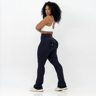 Curve Cargo Flare Leggings - Black