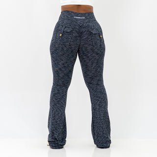 Curve Cargo Flare Leggings - Midnight Sky