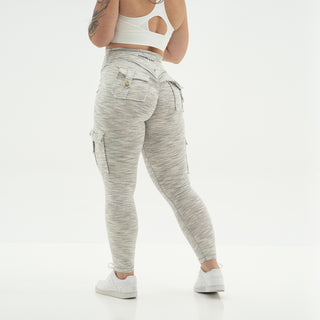 Curve Cargo Leggings Pattern - Frost