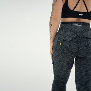 Curve Cargo Leggings Pattern - Midnight Sky