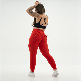 Curve Cargo Leggings - Scarlett