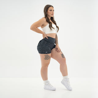 Curve Cargo Shorts Pattern - Midnight Sky