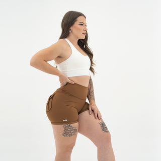Curve Cargo Shorts - Mocha