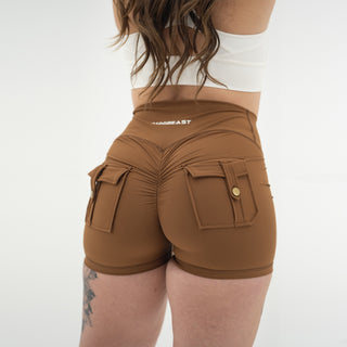 Curve Cargo Shorts - Mocha