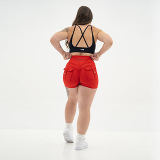 Curve Cargo Shorts - Scarlett