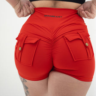 Curve Cargo Shorts - Scarlett