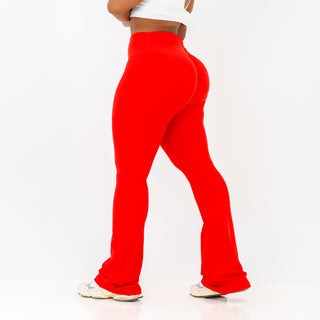 Curve Classic Flare Leggings - Scarlet