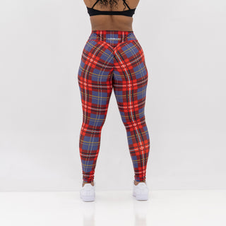 Curve Classic Leggings Pattern - Red Gingham