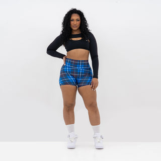 Curve Classic Shorts - Blue Gingham