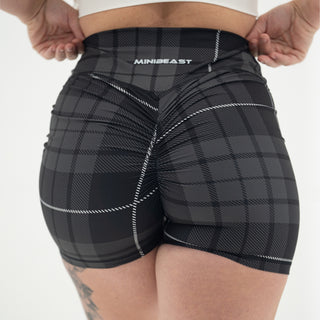 Curve Classic Shorts - Charcoal Gingham