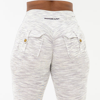 Curve-V Cargo EVO Flare Leggings - Frost