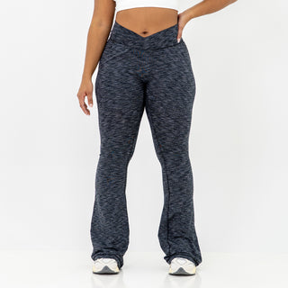 Curve-V Cargo EVO Flare Leggings - Midnight Sky