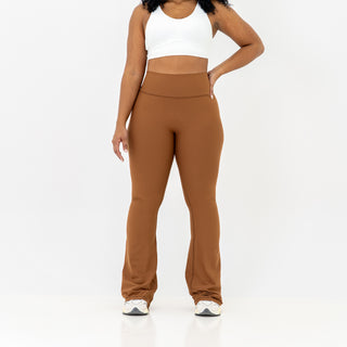 Curve X Flare Leggings - Mocha