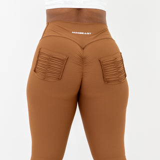 Curve X Flare Leggings - Mocha