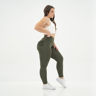 Curve X Leggings - Army Green