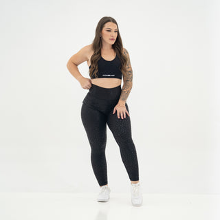 Curve X Leggings Pattern - Black Cheetah