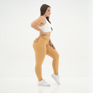 Curve X Leggings Pattern - Tan Cheetah