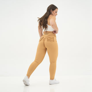 Curve X Leggings Pattern - Tan Cheetah