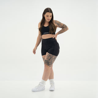 Curve X Shorts Pattern - Black Cheetah