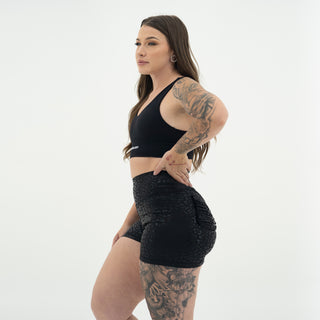 Curve X Shorts Pattern - Black Cheetah