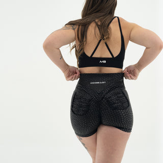 Curve X Shorts Pattern - Black Python