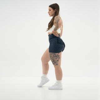 Curve X Shorts Pattern - Navy Cheetah