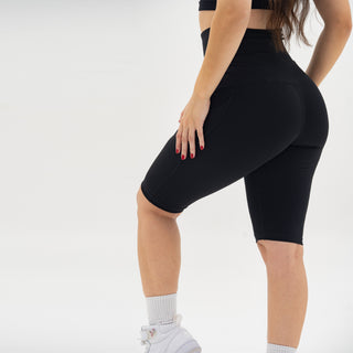 Defined Biker Shorts - Black