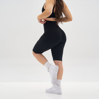 Defined Biker Shorts - Black