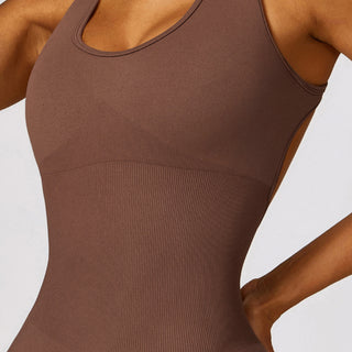 Define Bodysuit Short - Coffee