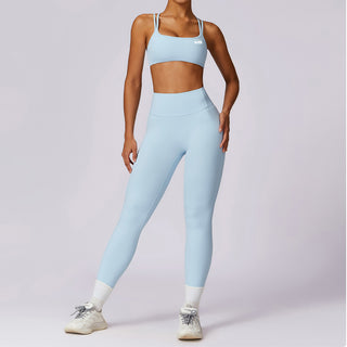 Defy Leggings - Sky Blue