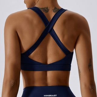 Defy Sports Top - Navy