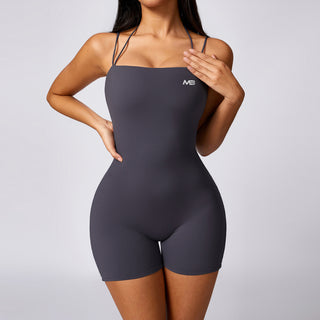 Dynamic Bodysuit Short - Grey