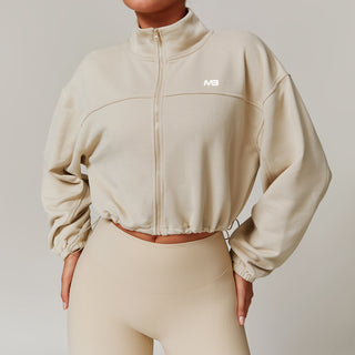 Élan Zip Up - Cream