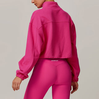 Élan Zip Up - Fuchsia