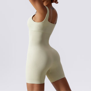 Elation Bodysuit Short - Cream
