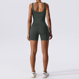 Elation Bodysuit Short - Grey