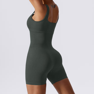 Elation Bodysuit Short - Grey